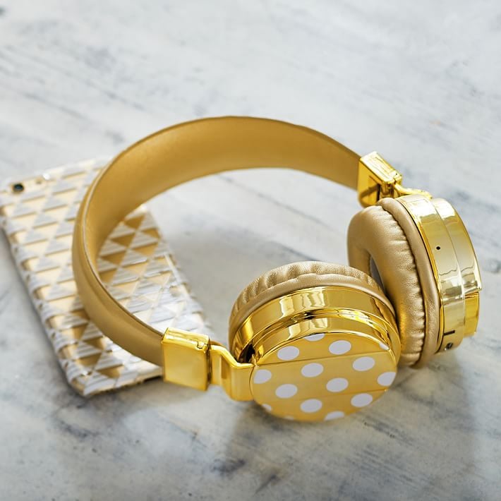 Gold Dot Bluetooth Headphones