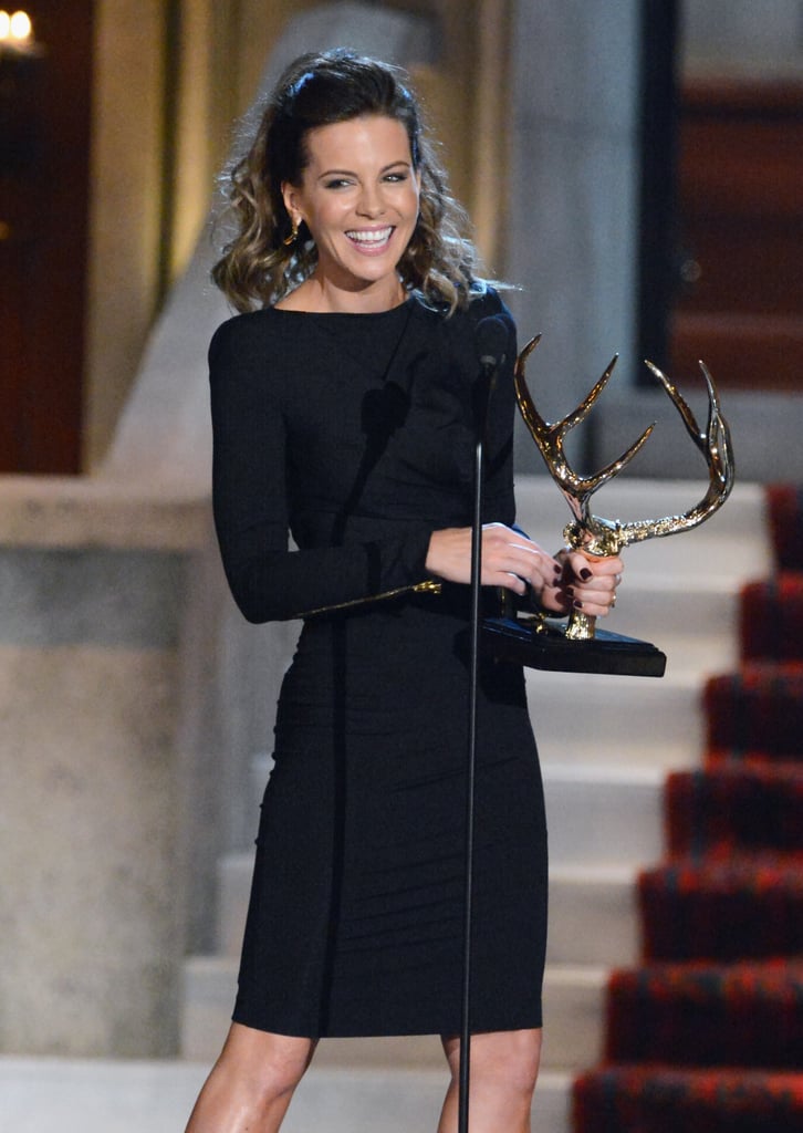 Kate Beckinsale scooped up an award in 2012.