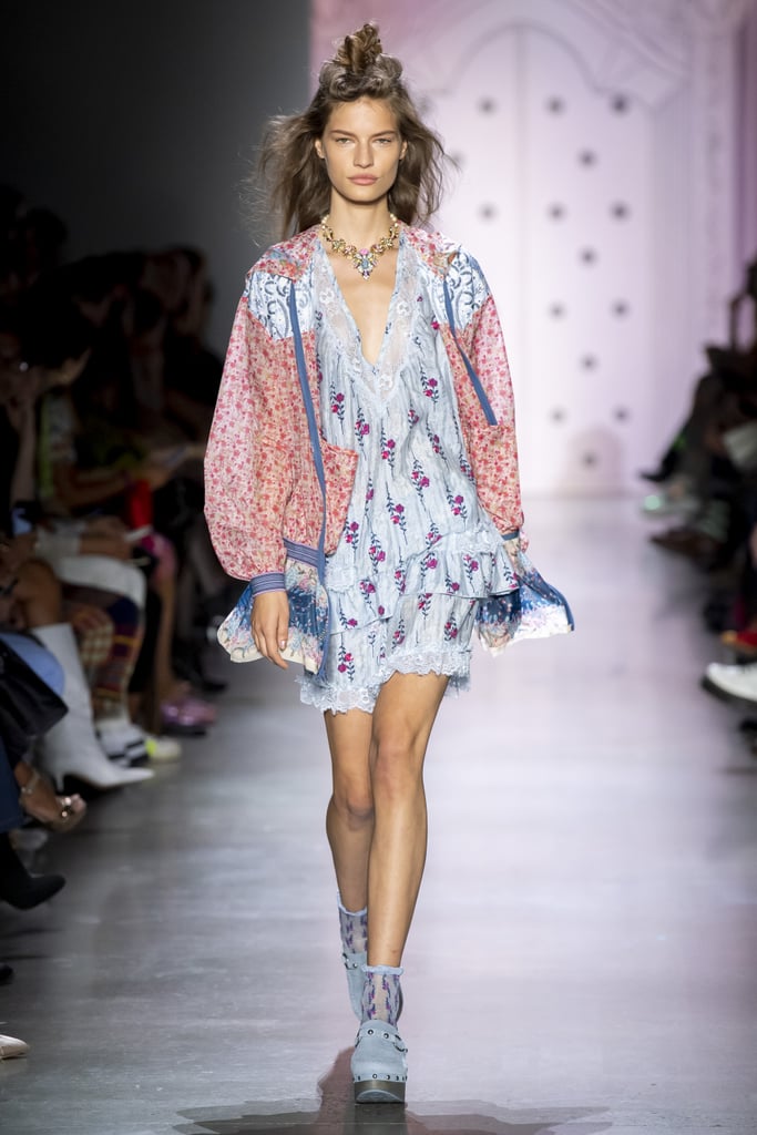 Puffy Sleeves on the Anna Sui Runway at New York Fashion Week