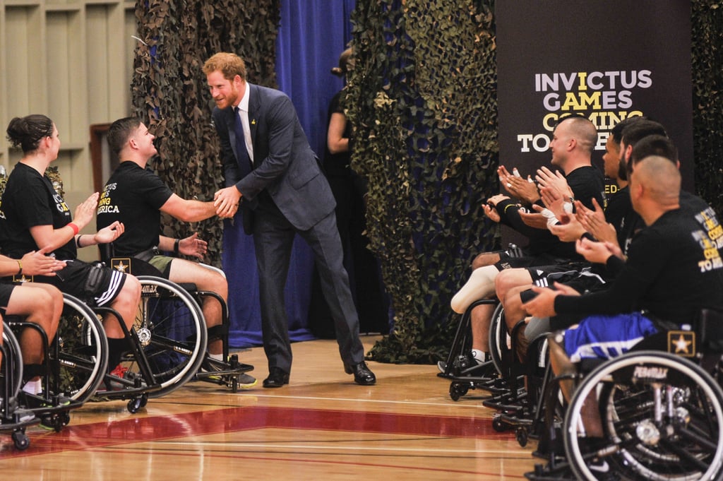 Prince Harry and Michelle Obama at Invictus Games Event 2015