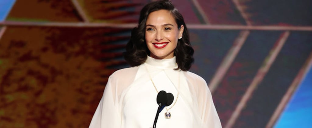 Gal Gadot's White Givenchy Minidress at the Golden Globes