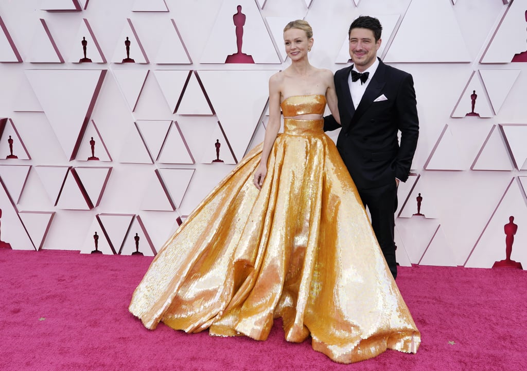 Carey Mulligan and Marcus Mumford at the Oscars 2021