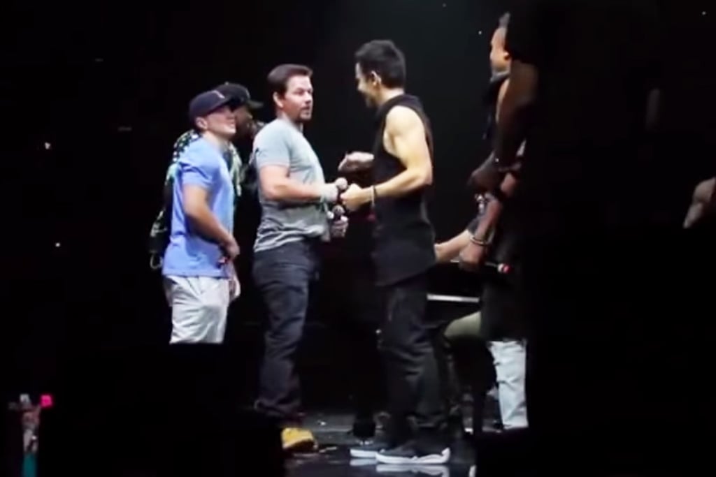 Watch Mark Wahlberg Reunite With New Kids On The Block On Stage Popsugar Celebrity Uk
