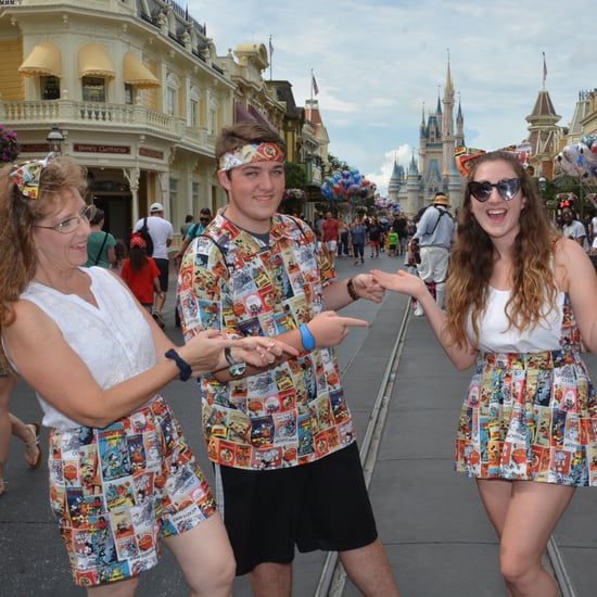 Girl Makes Matching Disney Costumes For Vacation