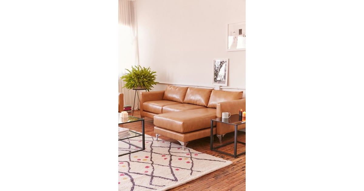 chamberlin recycled leather sofa urban outfitters