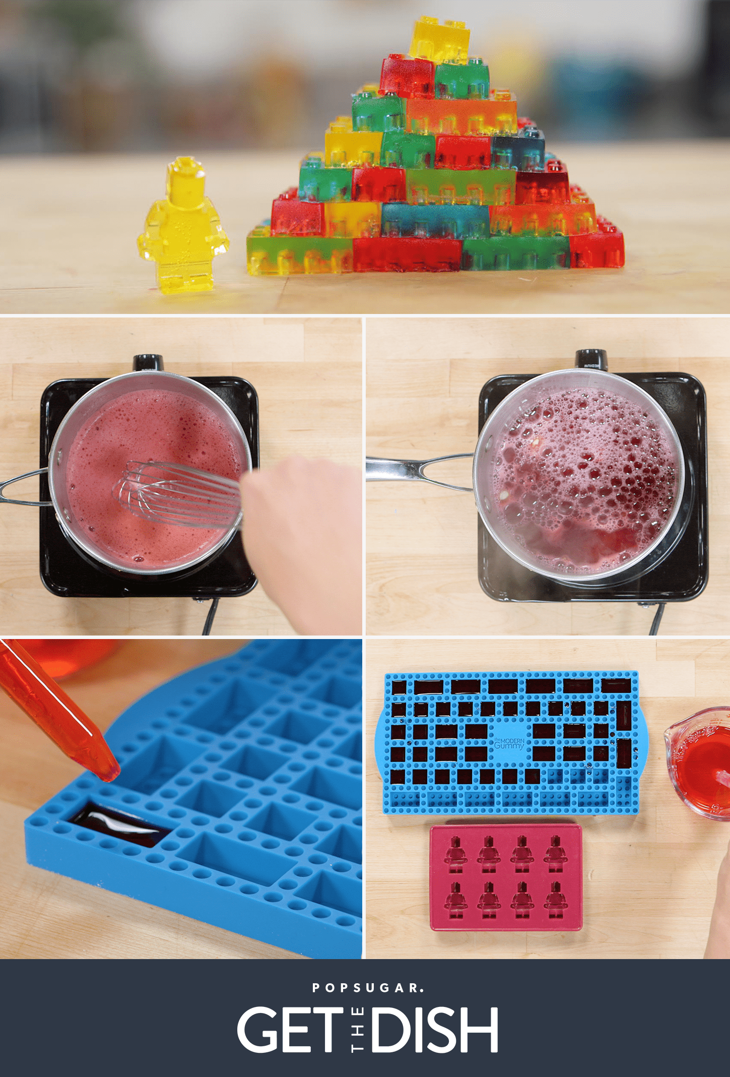 LEGO Gummy Candy Molds