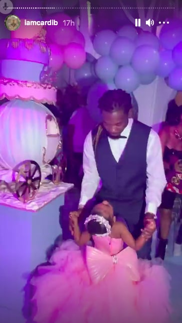 Cardi B Throws Kulture a Princess 3rd Birthday Party