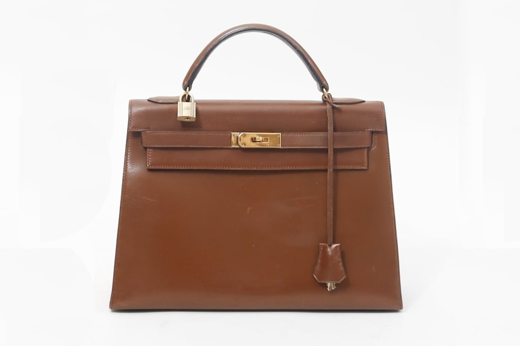 Hermès Vintage Brown Kelly, 32cm ($5534).