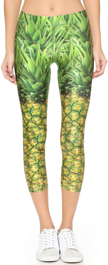 Terez Natural Pineapple Performance Leggings