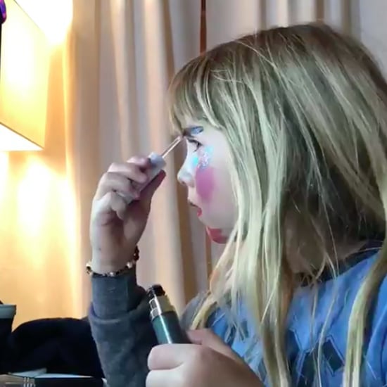 Pink's Daughter Willow Films First Makeup Tutorial
