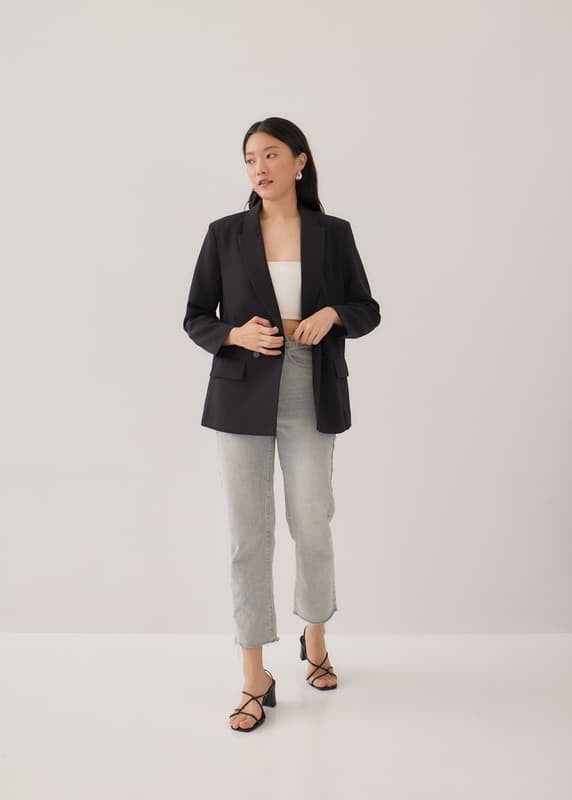 Love, Bonito Stela Button Down Front Blazer