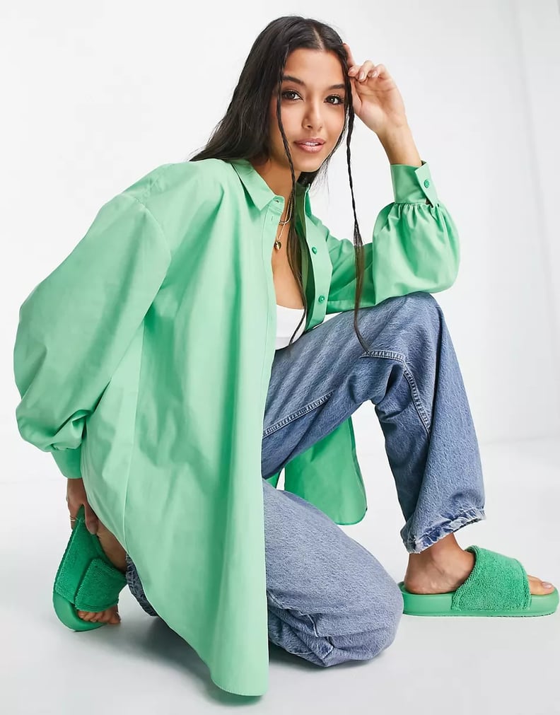 Feminine Special Green Blouse - Trendy Women's Blouses – Shop the Mint