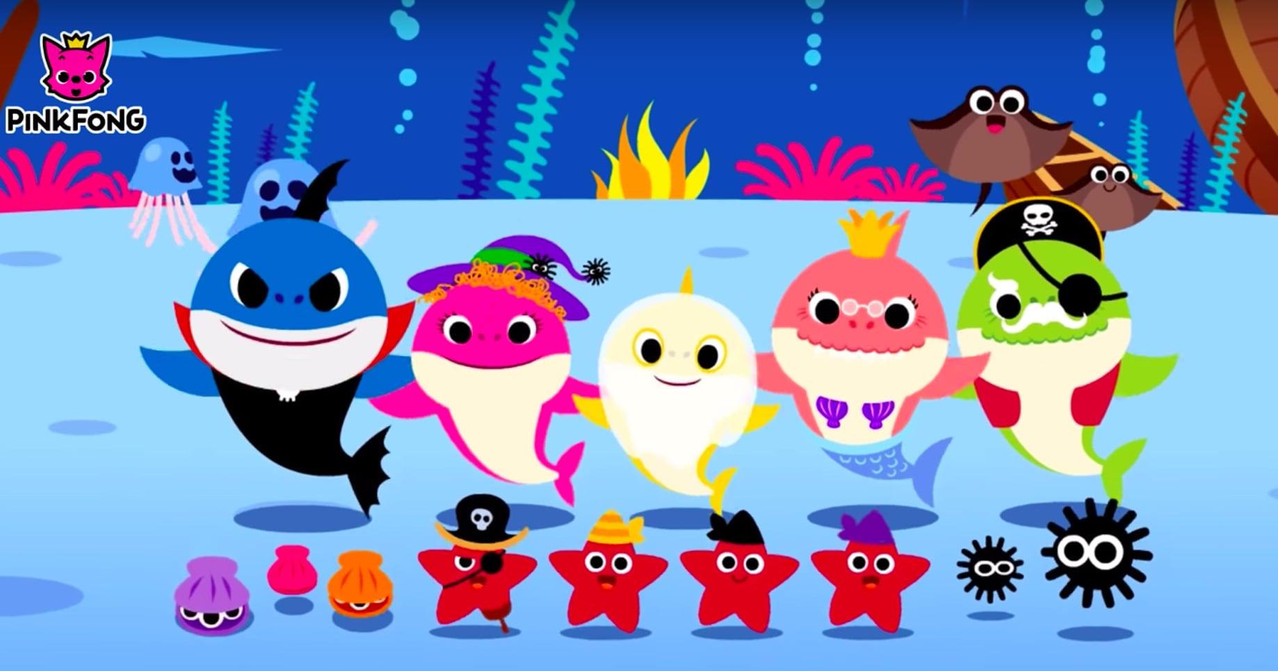 Baby Shark Halloween Sharks Song | PS Family