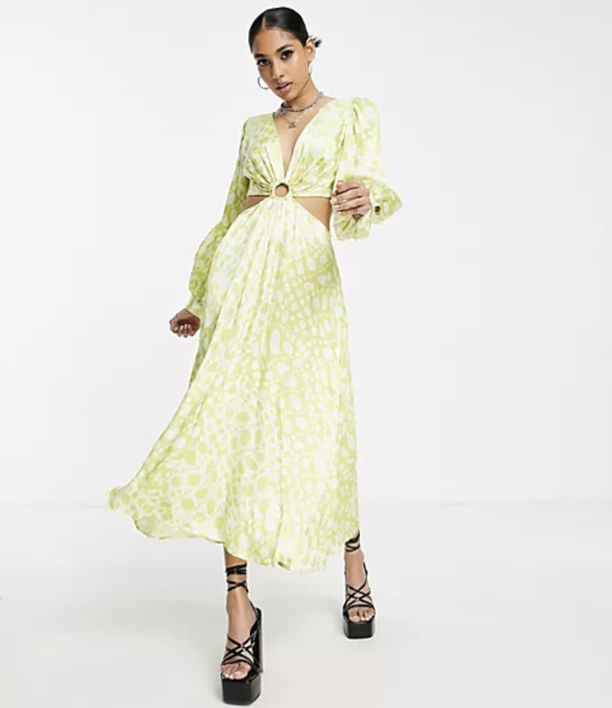 Millie Bobby Brown Wears Daisy-Print Cutout Dress in Italy | POPSUGAR ...