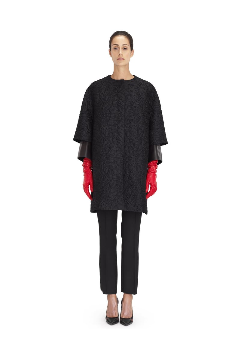 Lanvin Astrakhan Jacquard Coat