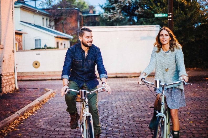 Travel to a new city and rent bikes to explore.