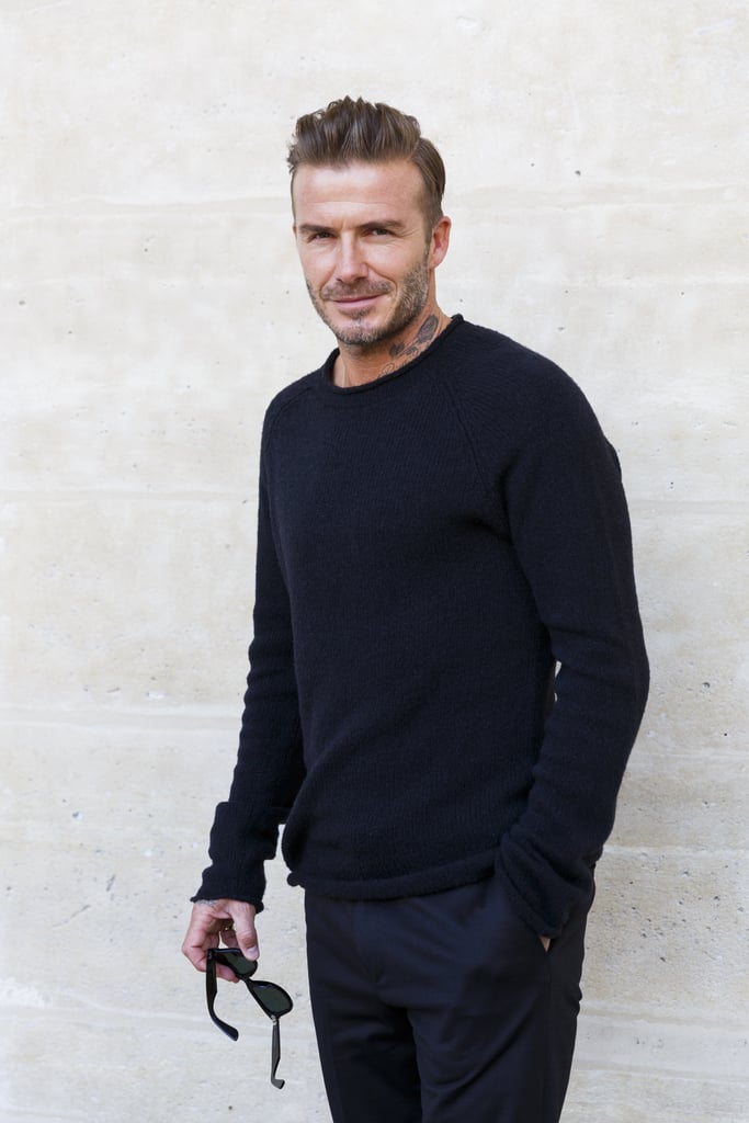 David Beckham at Paris Fashion Week 2016