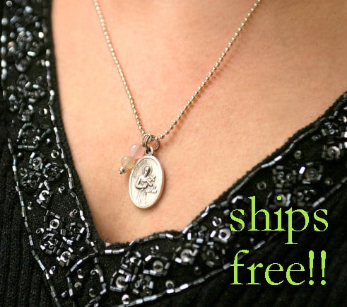 Saint of Happy Deliveries Fertility Necklace