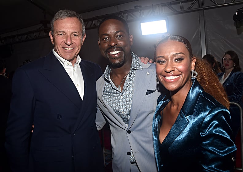 Bob Iger, Sterling K. Brown, and Ryan Michelle Bathe at Frozen 2 Premiere