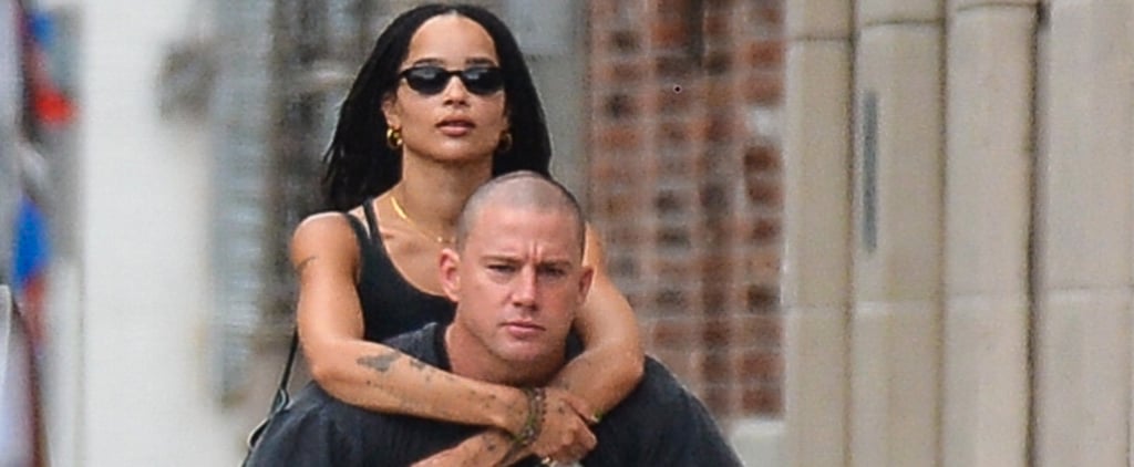 Zoë Kravitz and Channing Tatum Have a Chill Day Hanging Out and Biking in NYC