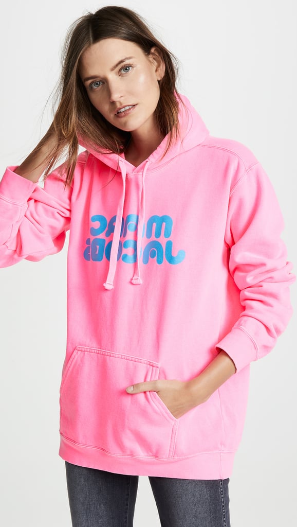 Marc Jacobs Fluorescent Logo Hoodie | How to Wear Neon Trend | POPSUGAR ...