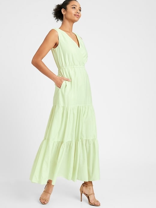 Banana Republic Organic Cotton-Tencel Maxi Dress