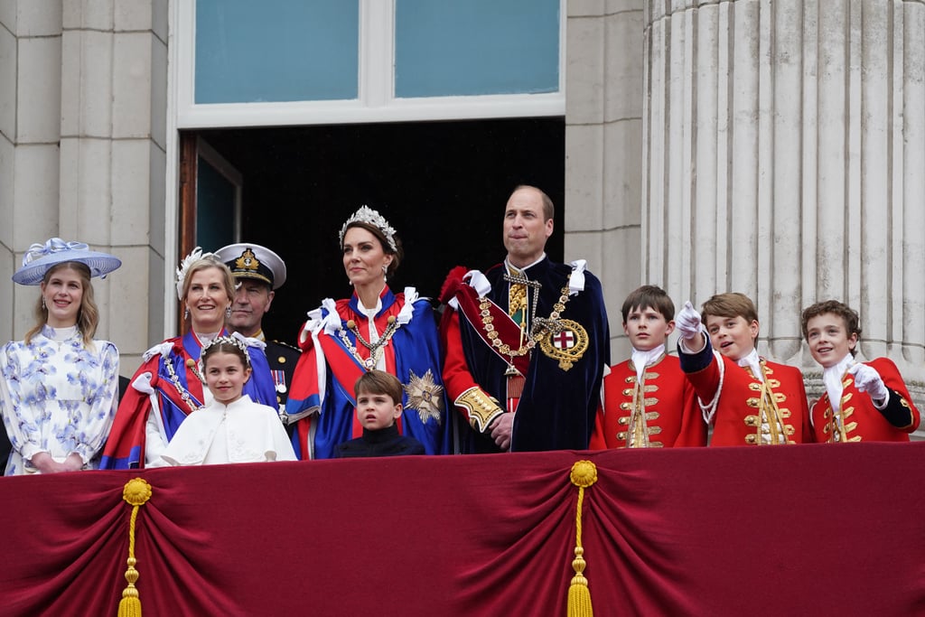 The Royal Family on the Balcony at the King's Coronation