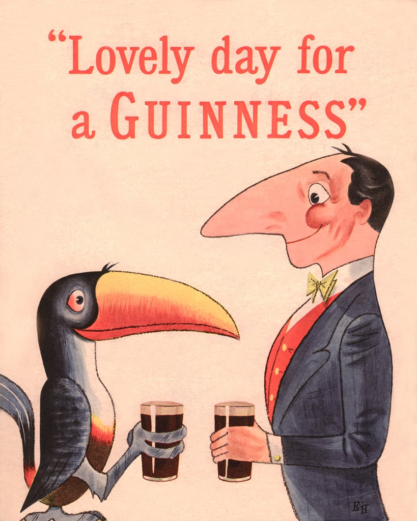 We're seeing double in this vintage Guinness ad.