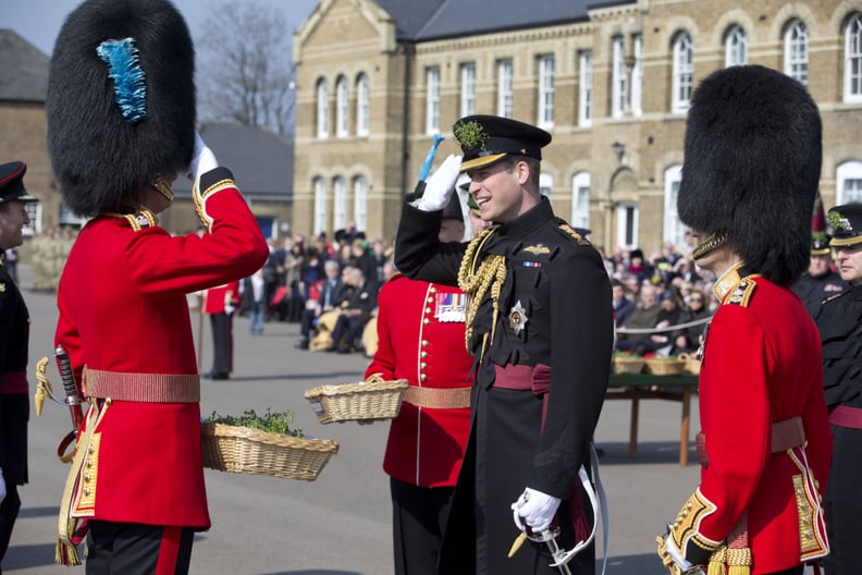 When William Saluted on St. Patrick's Day