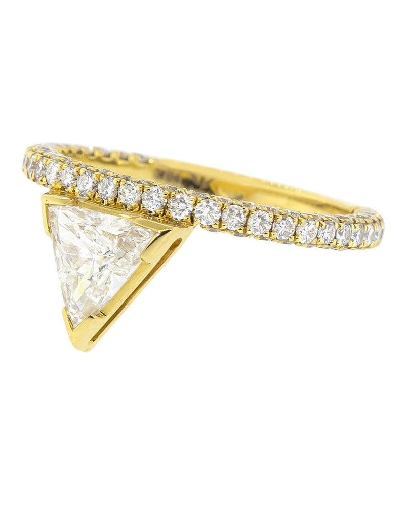 KATKIM Floating Trillion Diamond Ring ($9,800)