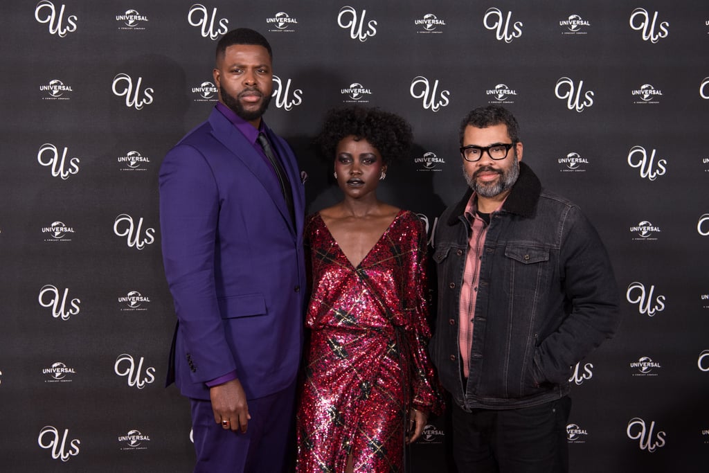 Lupita Nyong'o, Winston Duke at Us Screening in London 2019