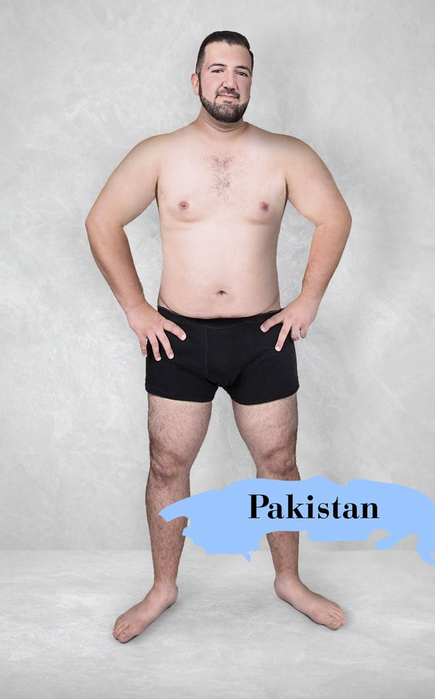 Man Photoshopped in Different Countries