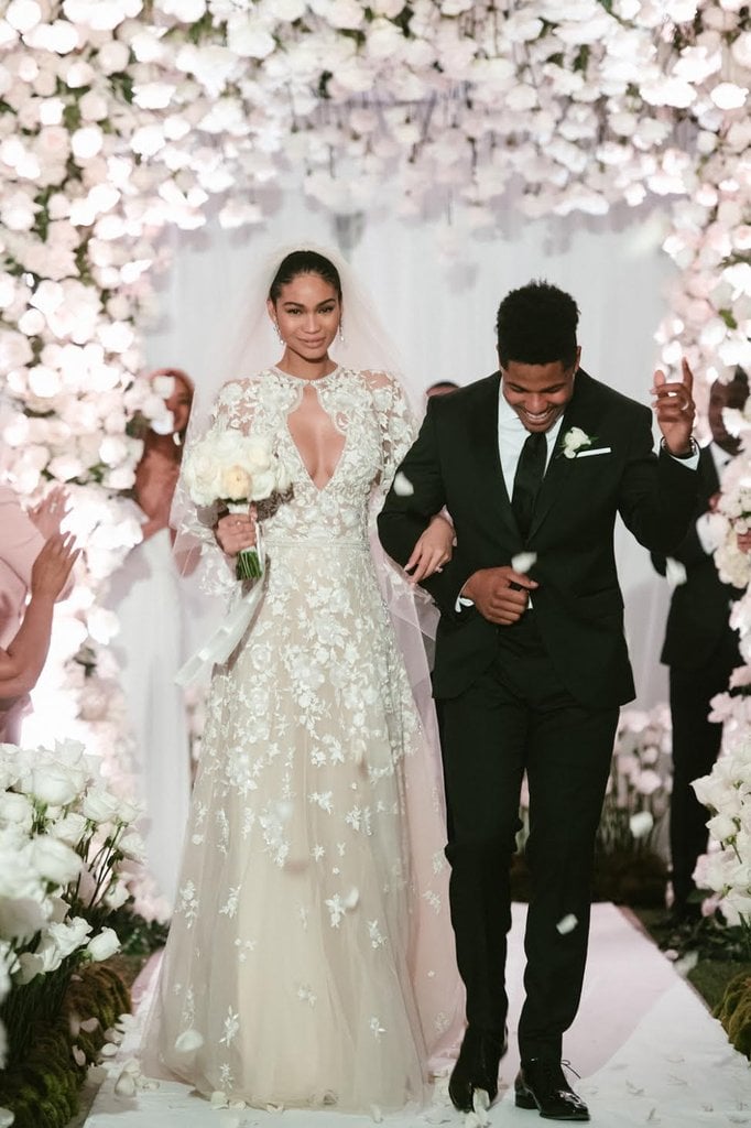 Chanel Iman's Zuhair Murad Wedding Dress