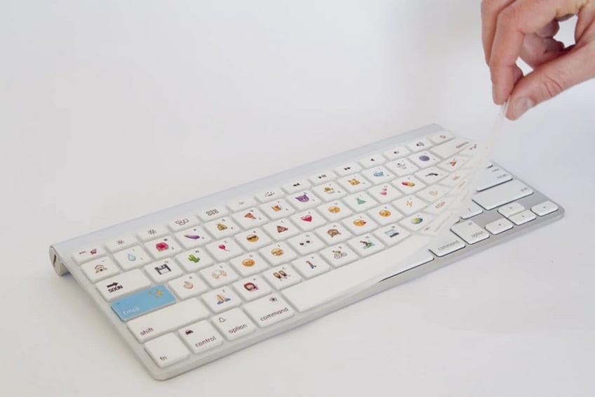 The keyboard layover in action