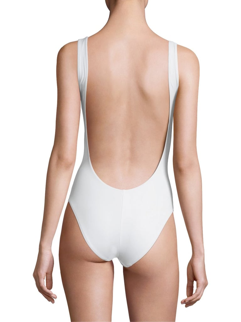 27+ White One Piece Swimsuit Low Back