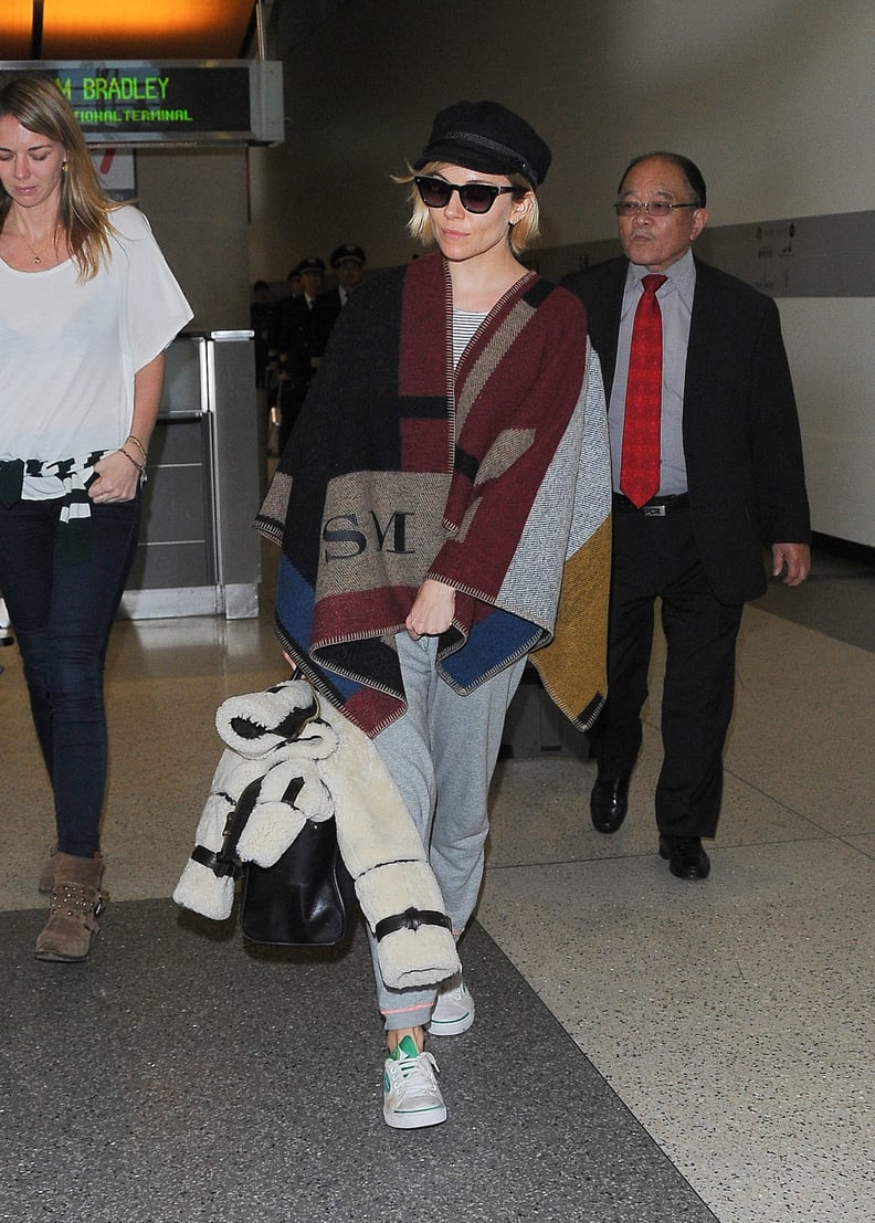 Even Her Cozy Airport Style Gets Some Extra Oomph