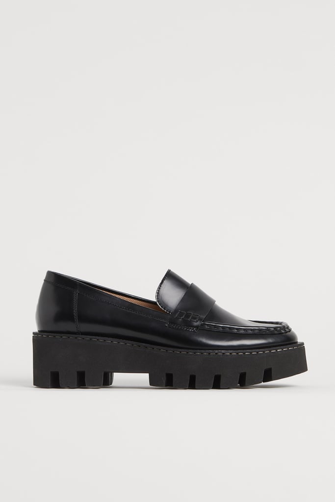 H&M Chunky Leather Loafers