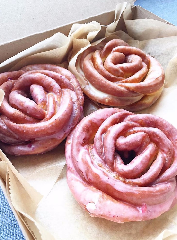 RoseShaped Doughnuts POPSUGAR Food