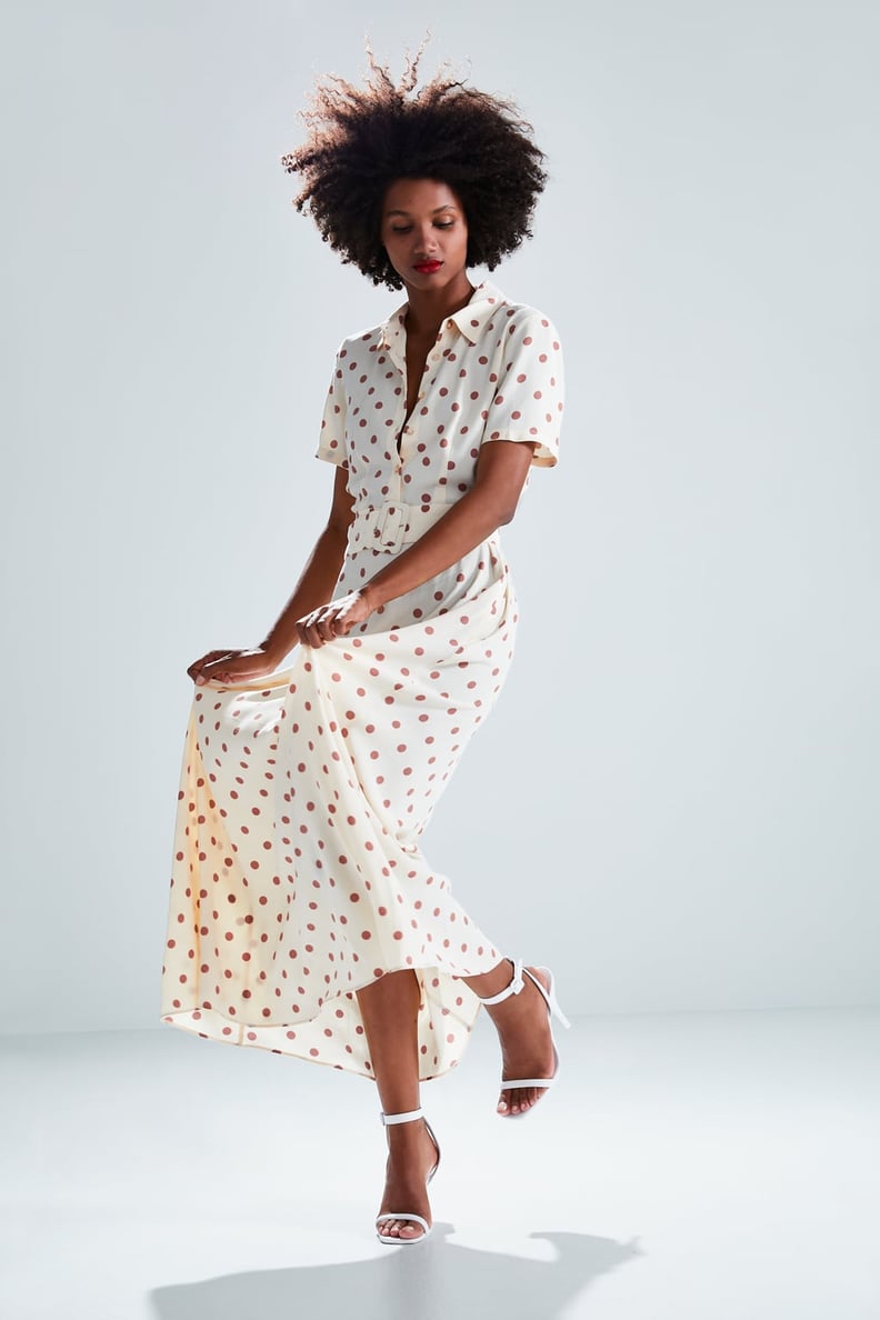 Long Polka Dot Dress