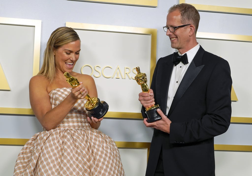 Dana Murray and Pete Docter at the 2021 Oscars
