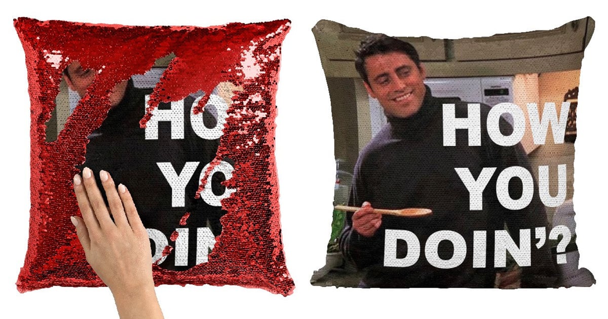 Joey tribbiani sequin pillow best sale