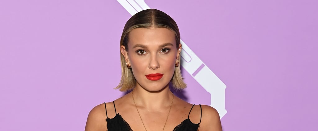 Millie Bobby Brown Wears Chic Little Black Dress