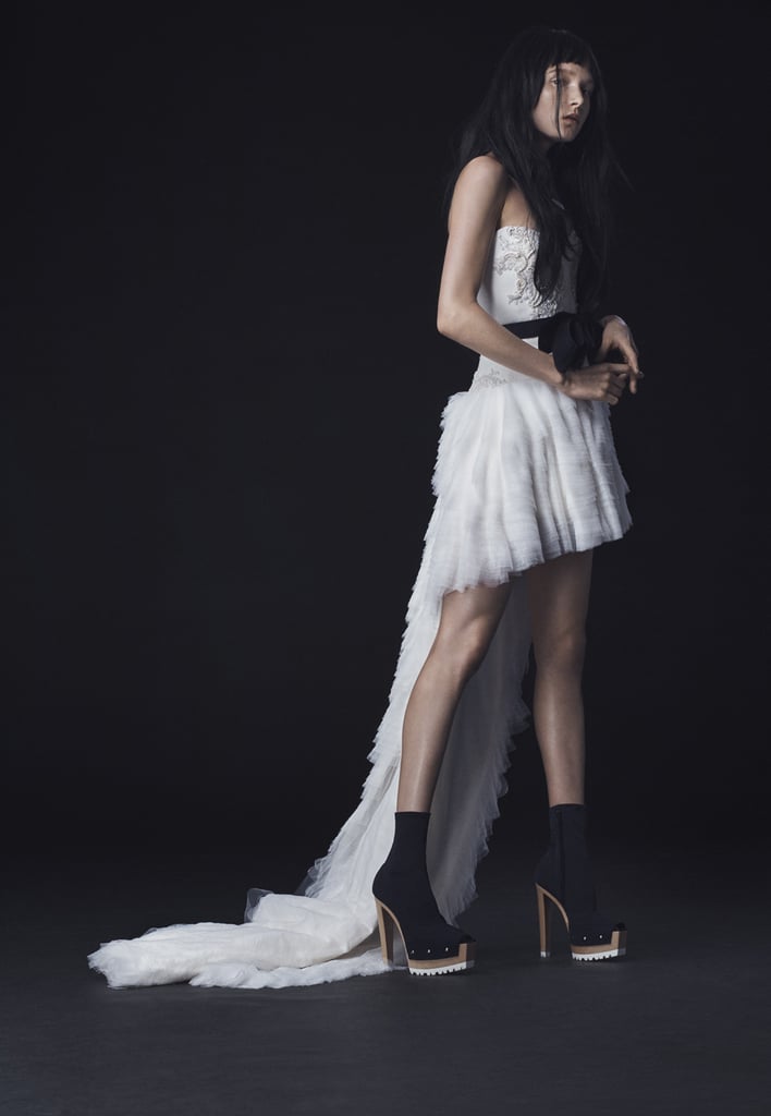 Vera Wang Antonella High-Low Gown (available at Vera Wang boutiques, price available upon request)
