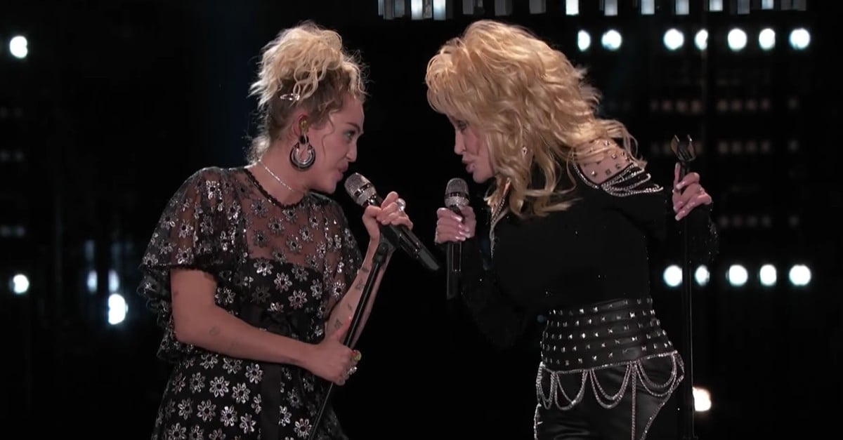 Dolly Parton, Miley Cyrus, Pentatonix's "Jolene" Performance POPSUGAR