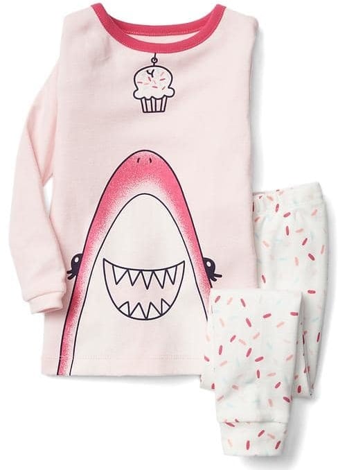 Cupcake Shark Sleep Set