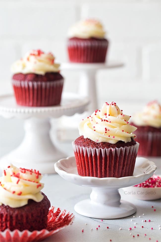 Small-Batch Red Velvet Cupcakes