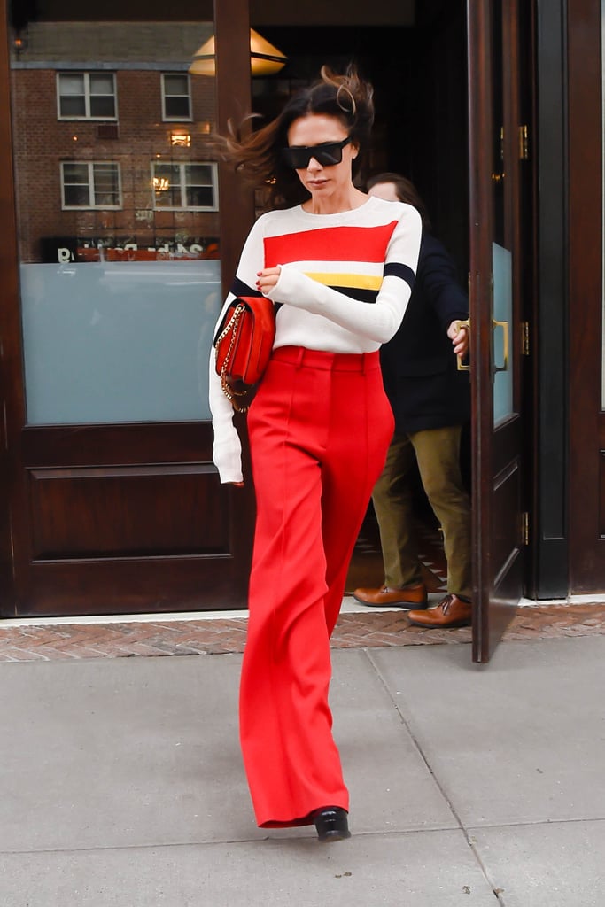 Victoria Beckham's Red Pants November 2018 | POPSUGAR Fashion Photo 27