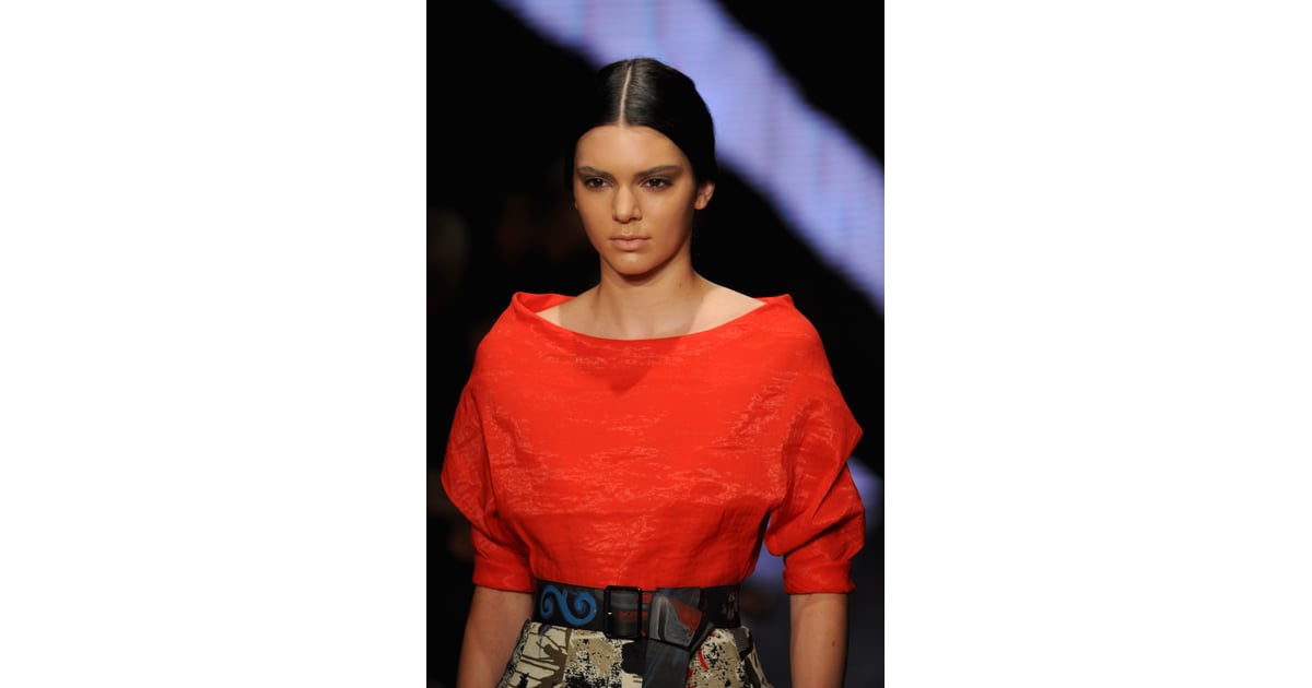 Kendall Jenner at Donna Karan Spring 2015 | Best Model Beauty Looks