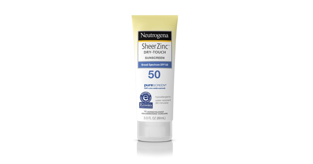 Neutrogena Sheer Zinc Sunscreen Lotion SPF 50 Best Sunscreens For Tattoos POPSUGAR Beauty UK