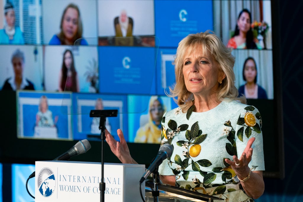 Jill Biden Wears Same Lemon Print as Meghan Markle